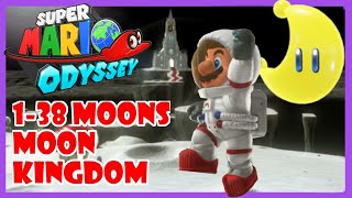 moon kingdom power moon guide all moons 138 super Mario odyssey [upl. by Allyn]