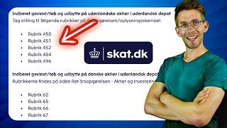 Skat af dine investeringer Aktiehandel på udenlandsk platform [upl. by Celle]