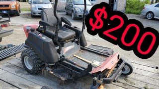 Tractor Hunting Ariens Zoom 1840 Zero Turn [upl. by Ahsea]