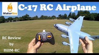 C17 Transport 3Axis Gyro RC Airplane review [upl. by Hogan]