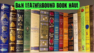 BARNES amp NOBLE LEATHERBOUND BOOK HAUL  Black Friday Sale [upl. by Zoes]