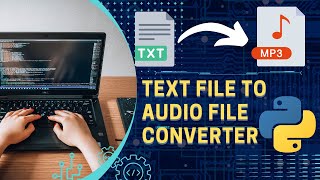 Converting Text File to MP3 with GTTS in Python Tutorial [upl. by Britton]