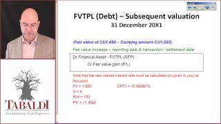 FAC2601  LU8  Example FVTPL Debt Instrument with Interest [upl. by Haerb148]