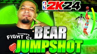 BEST JUMPSHOT FOR 65  610 PLAYERS NBA2K24 [upl. by Atauqal]