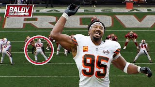 The Browns Defense DOMINATED the 49ers  Baldy Breakdowns [upl. by Anod]