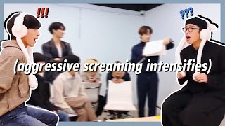 ateezs scream in silence game but make it chaotic [upl. by Atnima305]