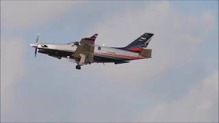 DAHER Socata TBM940 JA55GW Landing amp Takeoff RWY26 TAKRJOT [upl. by Okir524]