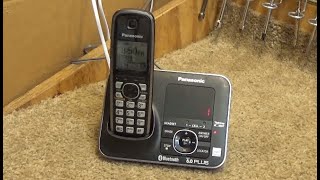 Panasonic KXTG7621 DECT 6 Plus Cordless Phone  Initial Checkout [upl. by Cleveland]