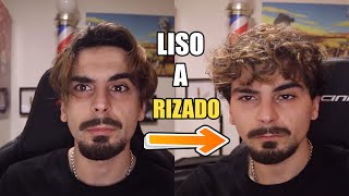 CABELLO de LACIO a RIZADO O CHINO  Como RIZAR el PELO  PEINADO HOMBRES 2021 [upl. by Ylicis932]