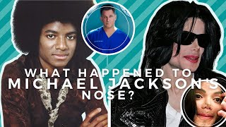 Plastic Surgeon Explains Michael Jacksons Botched Nose Job and Plastic Surgery [upl. by Gerge]