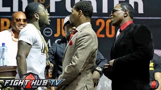 ADRIEN BRONER ALMOST FIGHTS SHAWN PORTERS DAD BOTH HAVE HEATED BACK amp FORTH CONFRONTATION [upl. by Fredrika]