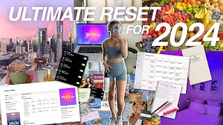 GETTING MY LIFE TOGETHER FOR 2024 amp how you can too  goals journal routine vision board etc [upl. by Ahsaetan]