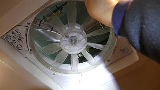 MaxxAir Fan Repair Extremely Loud Clicking Noise [upl. by Sauls]