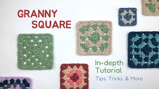 CROCHET How to crochet a granny square for beginners  Bella Coco [upl. by Emmerich]