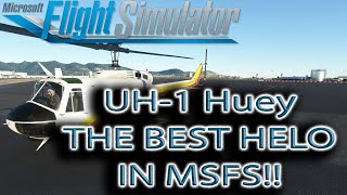 Microsoft Flight Simulator  Uh1 Huey  THE BEST HELICOPTER [upl. by Sito834]