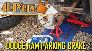 How to Dodge Ram 1500 Parking Brake Replacement and Adjustment [upl. by Linis]