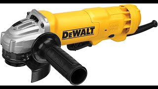 DEWALT 412 Inch 11Amp Angle Grinder DWE402K Review  in Action Cutting Masonry [upl. by Hashim788]