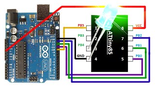 ATtiny85 Programming ATtiny85 Burn Bootloader with Arduino UNO [upl. by Petes]