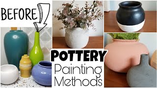 Painting Methods to Create a Pottery Look [upl. by Telrats615]