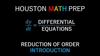 Reduction of Order Introduction [upl. by Asilak]