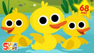 500 Ducks  More Kids Counting Songs  Kids Songs  Super Simple Songs [upl. by Noelc]