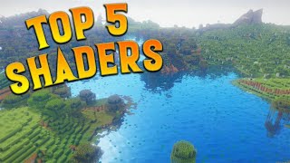 Minecraft TOP 5 Shader packs for Low End PCs 1165 [upl. by Boone]