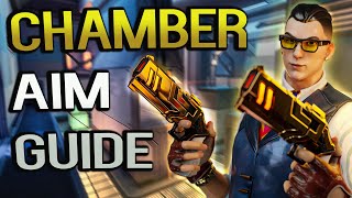 Chamber Aim Guide  Valorant Aim Tips [upl. by Ayerim72]