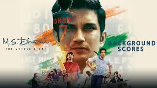 M S Dhoni The Untold Story Full Background Scores  OST  Sushant Singh Rajput  Neeraj Pandey [upl. by Ennirok]