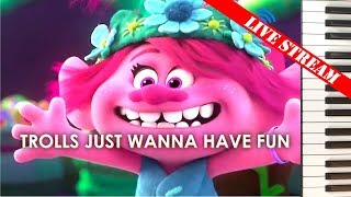 Trolls Just Wanna Have Fun  Easy Piano Tutorial [upl. by Ylas902]