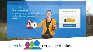 Autoverzekeringvergelijker  Demo Consumentenbond [upl. by Mason]