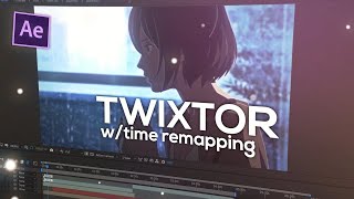 Twixtor Remapping  After Effects AMV Tutorial [upl. by Ahsar]