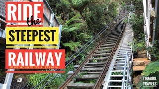 Steepest Passenger Railway Blue Mountains Australia [upl. by Danete]