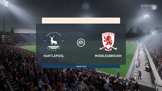 Hartlepool United vs Middlesbrough 14072023 Club Friendlies FIFA 23 [upl. by Mott131]