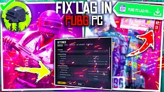 🔧PUBG PC Lag Fix Tips and Tricks to Improve Performance🔥  2023  Fix Lag amp Boost FPS [upl. by Anaicul]