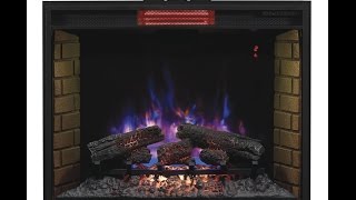 Classic Flame Infrared Electric Fireplace Insert Review Model 33II310GRA  Worth It or Not [upl. by Alrzc84]