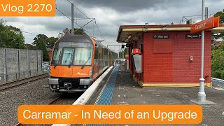 Sydney Trains Vlog 2270 Carramar Station in Need of an Upgrade [upl. by Kippar682]