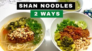 How to cook Shan Noodles  Quick amp Easy Recipe  Myanmar Street Food [upl. by Krispin]