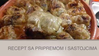 Recept DOMAĆE SARME  DOMAĆA SARMA od kiselog kupusa [upl. by Nylikcaj]