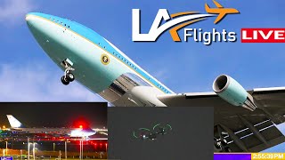 🔴LIVE Los Angeles Plane Spotting  AIR FORCE ONE at LAX  January 24 2025 [upl. by Nnahgem]