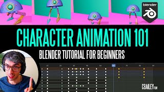 Blender Character Animation Tutorial For Beginners [upl. by Novyaj307]