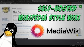 Selfhosted Wikipedia Style Wiki with MediaWiki on Debian [upl. by Nolyaj989]