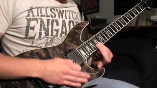 Chelsea Grin  Dont Ask Dont Tell Guitar Solo Cover [upl. by Sisile]