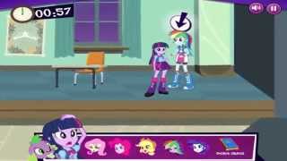 MLPFiM Equestria Girls Canterlot High Dash Dash for the Crown Gameplay [upl. by Yetsirhc]