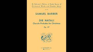 Samuel Barber Die Natali Op37  Munch  Philadelphia Orchestra 1963 [upl. by Aikym]