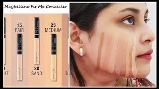 maybelline fit me concealer swatches [upl. by Jasmin]