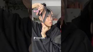 😱CORTE PERFECTO DE FLEQUILLO pelo reaction cabello peinados [upl. by Cinom]