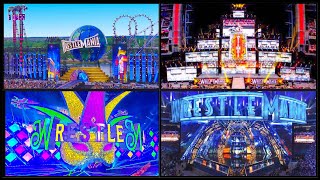 TOP 10 WRESTLEMANIA STAGE DESIGNS [upl. by Rehtaeh]