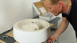 Installing A Double Wash Basin Combination With Countertop [upl. by Hart54]