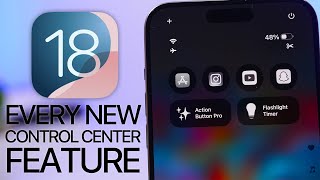 iOS 18 Control Center  Every NEW Feature [upl. by Bryner906]