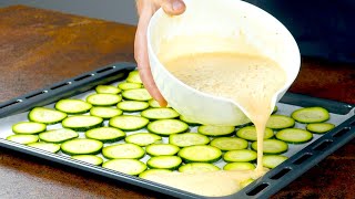 Schneide 2 Zucchini in Scheiben und übergieße sie mit köstlicher Mischung [upl. by Brainard]